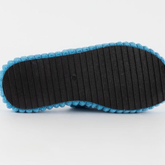 Free People Ibiza Terry Slide Sandal- Blue - Picture 4 of 10